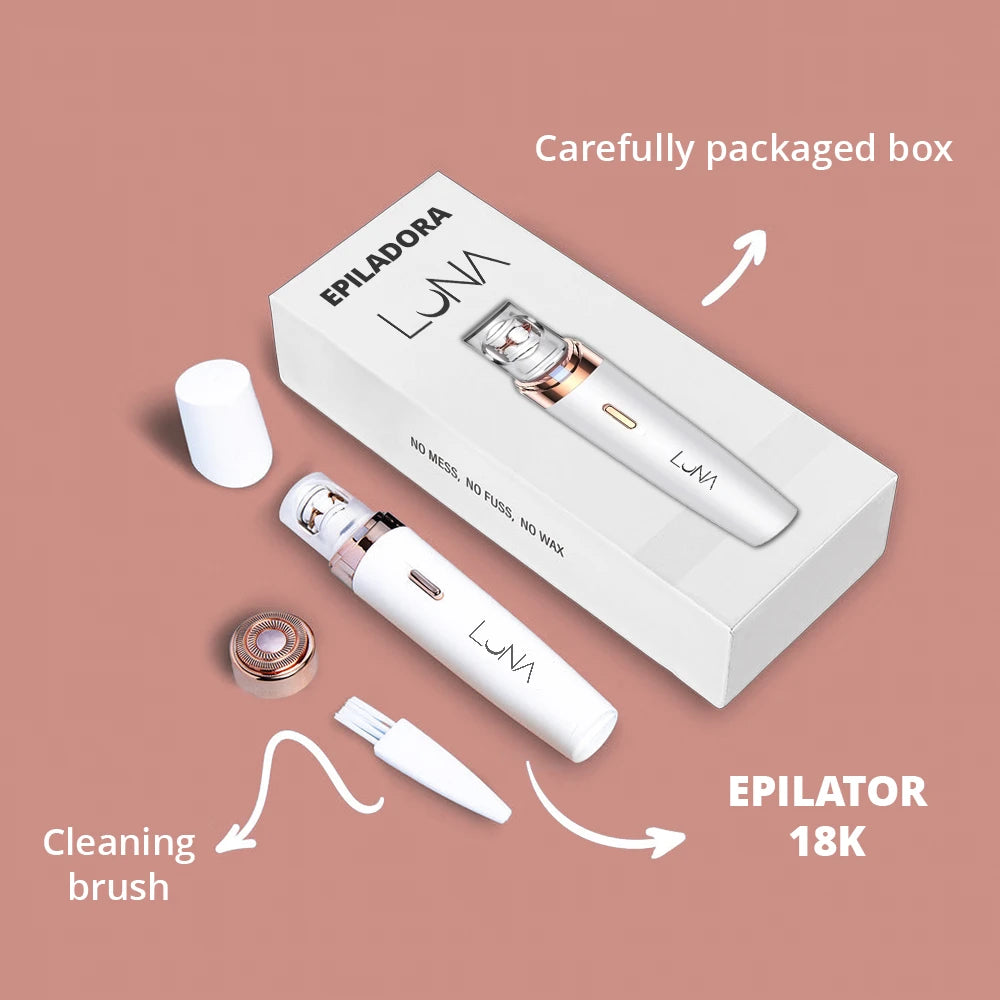 18K Epilator - Pro Facial Hair Remover